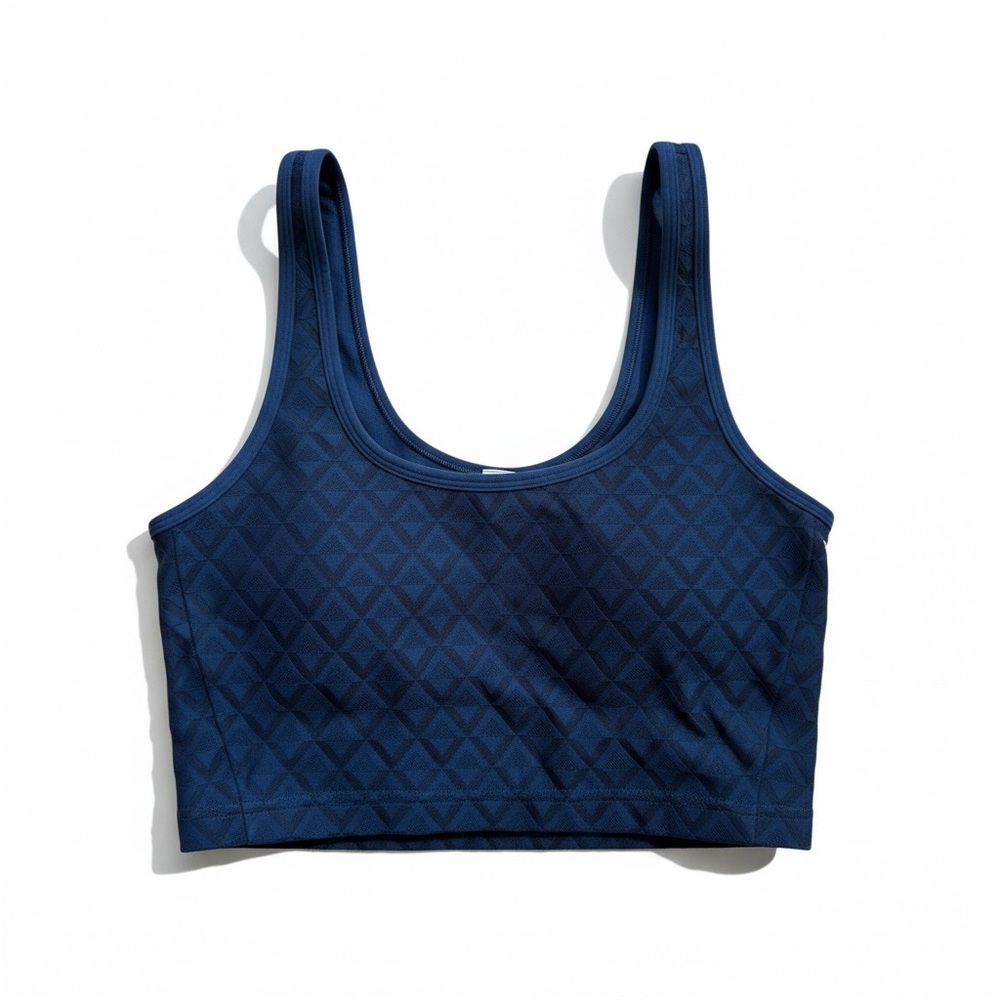 Lululemon Athletica Navy Geometric Sports Bra size small fits 4 to 6